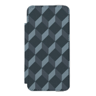 Funda Cartera Para iPhone 5 Watson Modelo geométrico abstracto del fondo