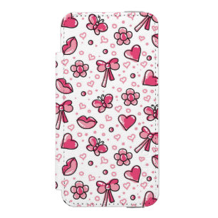 Funda Cartera Para iPhone 5 Watson modelo romántico