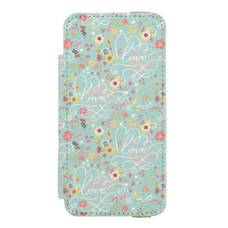 Funda Cartera Para iPhone 5 Watson Modelo romántico brillante moderno