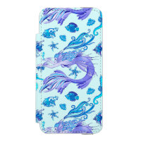 Mystic Mermaid Fairy Purple Creple Ceramic Tile