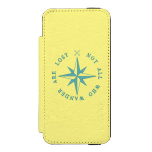 Funda Cartera Para iPhone 5 Watson No todos que Wander se pierde