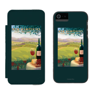 Funda Cartera Para iPhone 5 Watson Nueva escena del país de HampshireWine