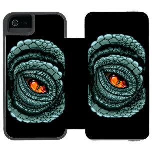Funda Cartera Para iPhone 5 Watson Ojo de depredador reptil primitivo