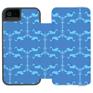 Funda Cartera Para iPhone 5 Watson Olas de océano y cintas