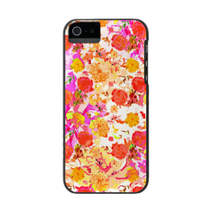 Funda Cartera Para iPhone 5 Watson Patrón de flores femeninas lindas