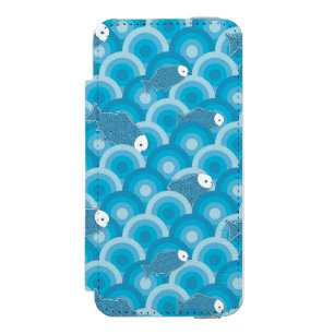 Funda Cartera Para iPhone 5 Watson Pescados