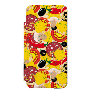 Funda Cartera Para iPhone 5 Watson Pizza