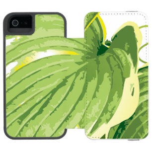 Funda Cartera Para iPhone 5 Watson Planta de Ficus 2
