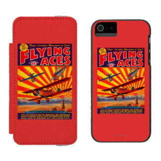 Funda Cartera Para iPhone 5 Watson Portada de revista de los as de vuelo