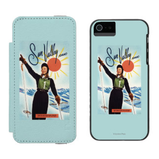 Funda Cartera Para iPhone 5 Watson Poster del anuncio de Gretchen Fraser