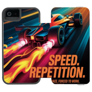 Funda Cartera Para iPhone 5 Watson Potencia de Velocidad