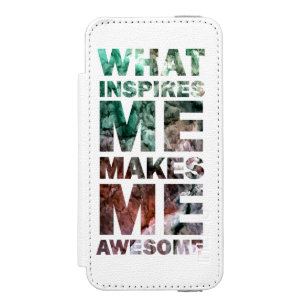 Funda Cartera Para iPhone 5 Watson Qué me inspira me hace 2 impresionantes