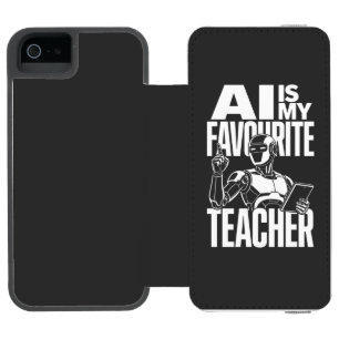 Funda Cartera Para iPhone 5 Watson Revolución de la IA - El Futuro del Aprendizaje