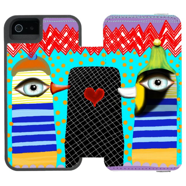 Funda Tipo Cartera Para iPhone De Incipio Rupydetequila (Folio abierto)