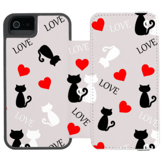 Funda Cartera Para iPhone 5 Watson Smartphone case with cats