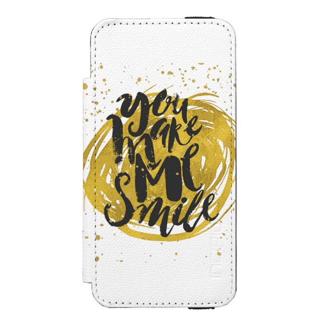 Funda Tipo Cartera Para iPhone De Incipio Sonrisa (Anverso)