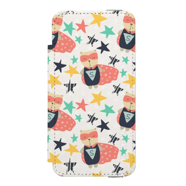 Funda Tipo Cartera Para iPhone De Incipio Star Super Héroe (Anverso)