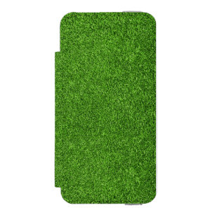 Funda Cartera Para iPhone 5 Watson Textura hermosa de la hierba verde del campo de