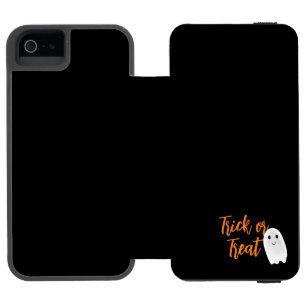 Funda Cartera Para iPhone 5 Watson Truco o trato fantasma de Halloween