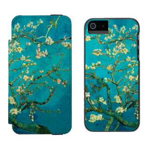 Funda Cartera Para iPhone 5 Watson Vincent Van Gogh Blossoming Almond Tree Floral Art