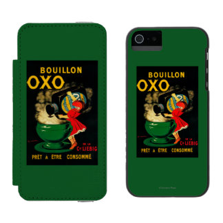 Funda Cartera Para iPhone 5 Watson Vintage OXO PoseterEurope del caldo