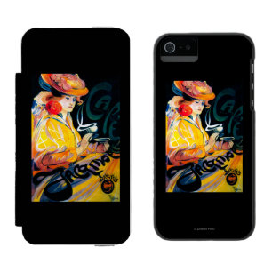 Funda Cartera Para iPhone 5 Watson Vintage PosterEurope de Jacqmotte Caf�