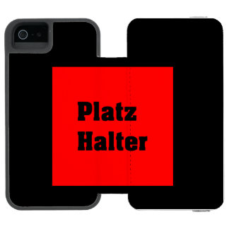 Funda Cartera Para iPhone 5 Watson Vorlage