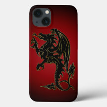 Funda tradicional del Dragon iPhone X de gradiente