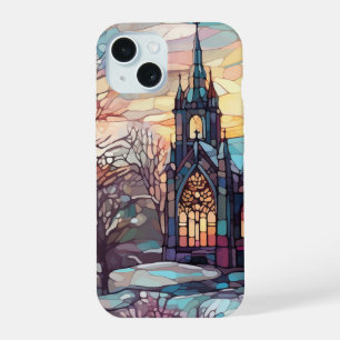 Funda transparente para iPhone 15 Stained Glass Ch
