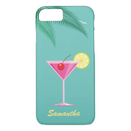 Funda Tropical Cocktail iPhone 7 - turquesa