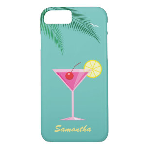 Funda Tropical Cocktail iPhone 7 - turquesa