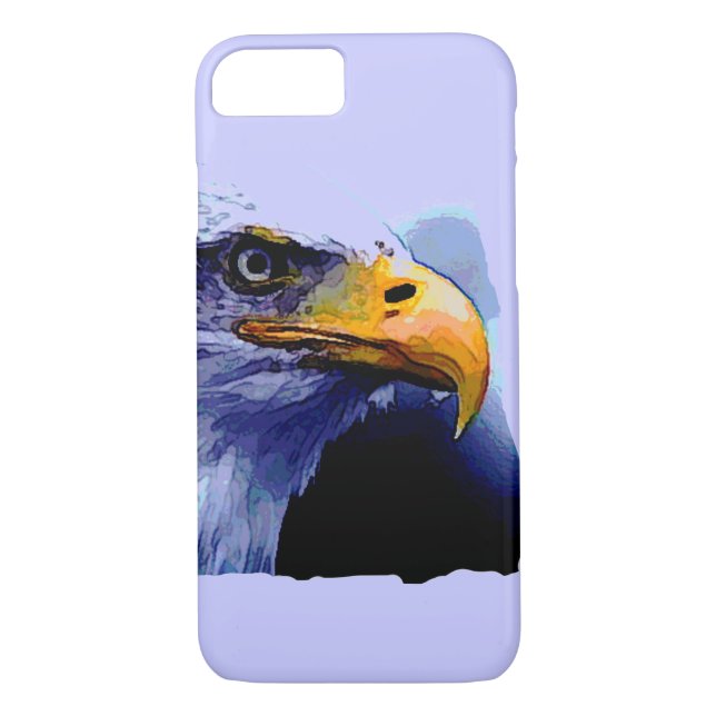 Funda único de arte Eagle Eye iPhone 7 (Reverso)