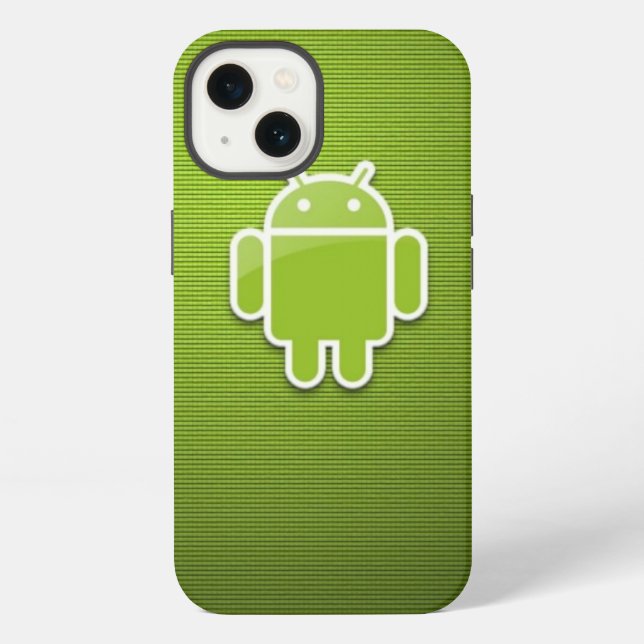 Funda verde para iPhone 13 Android (Reverso )