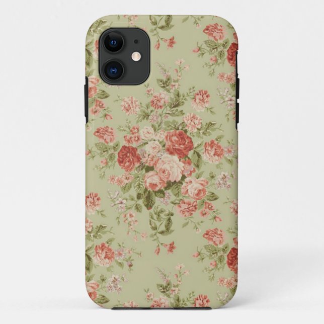 Funda Vintage Floral iPhone 5 Funda-mate (Reverso)