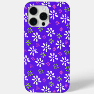 Funda Violet Flowers Pattern iPhone 15 Pro Max