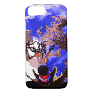 Funda Wolf & Full Moon para iPhone 7