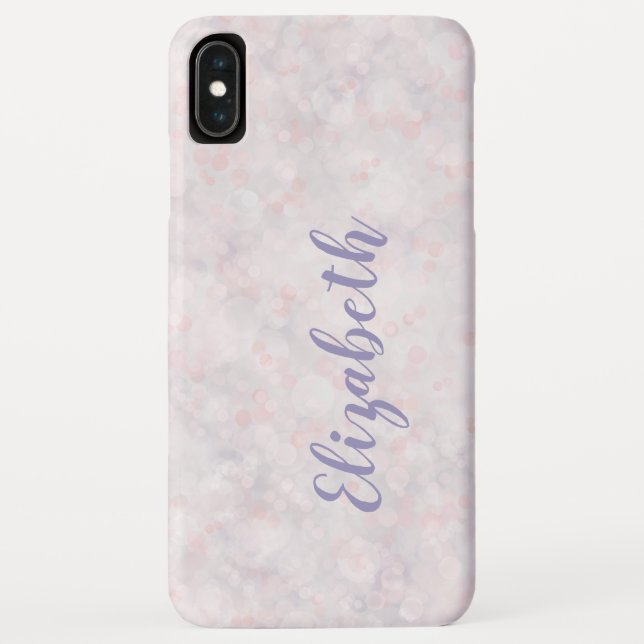 Funda XS Max de Funda ligero rosa para iPhone XS (Reverso)
