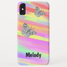 funda XS Max para iPhone con mariposas