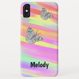 funda XS Max para iPhone con mariposas