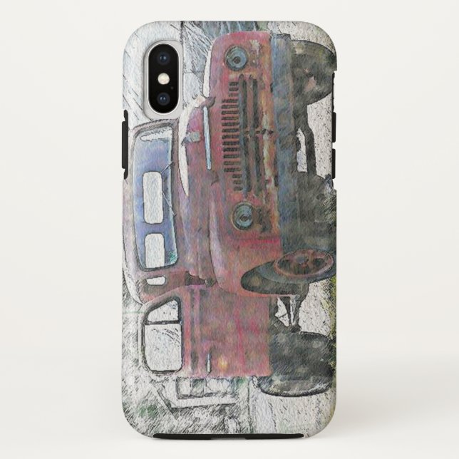 Funda XS para iPhone de Old Truck (Reverso)