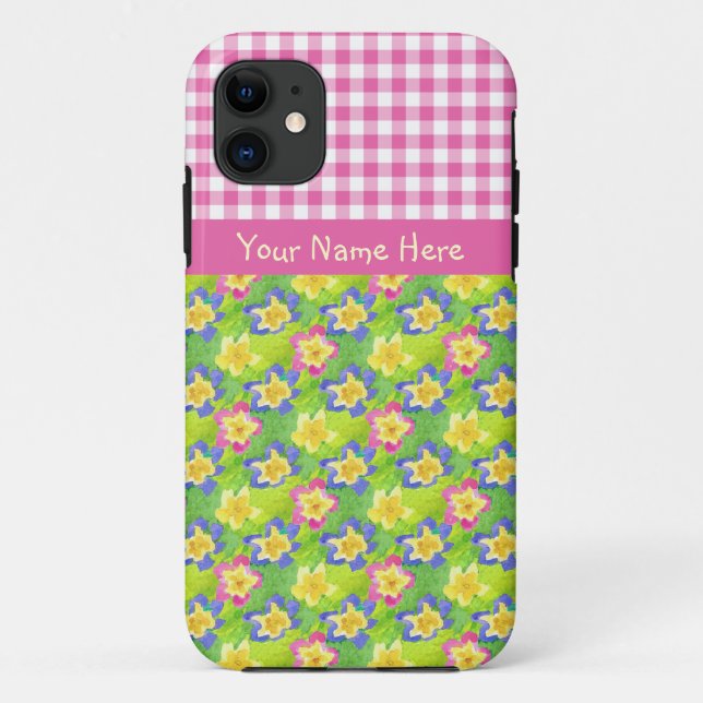 funda Xtreme de iPhone 5 Personalize Primroses Gin (Reverso)