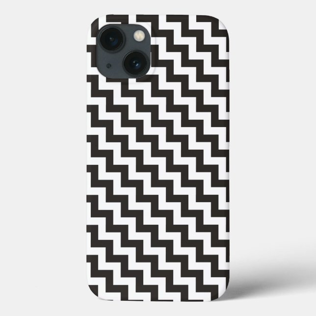 Funda Xtreme para iPhone 6 Chevrons Diagonal blanc (Reverso)