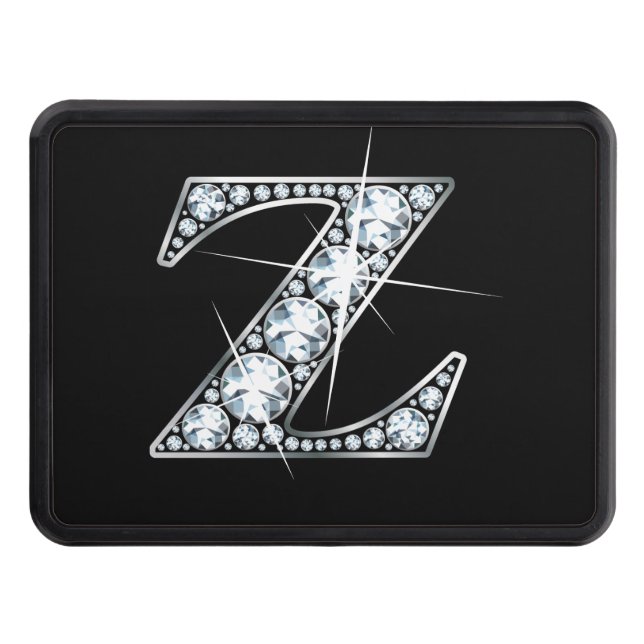 Funda Z Faux-"Diamond Bling" Trailer Hitch Cover (Anverso)