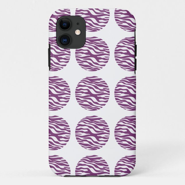 Funda Zebra Print Polka Dots iPhone 5 BT (Reverso)