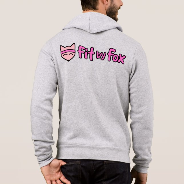 Fundamentals de FitbyFox - Sudadera con capucha y  (Reverso)