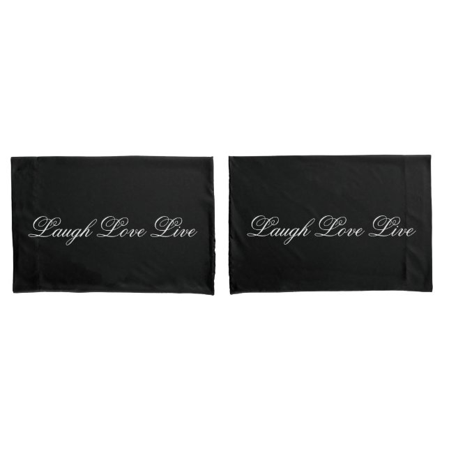 Fundas Black And White Pillow Con Ríe Love Live (Anverso - Set)