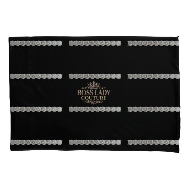 Fundas de Almohada Boss Lady Couture Diamonds (Anverso)