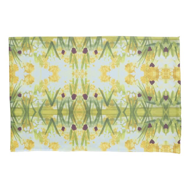 Fundas de almohada con azul bebé (Anverso)