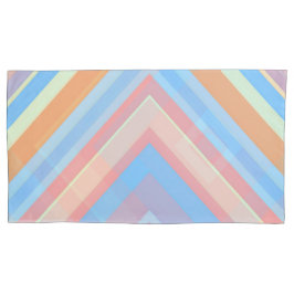 Fundas de almohada con patrón geométrico de hoja d