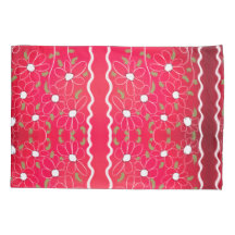 Fundas de almohada con rosa Fuschia